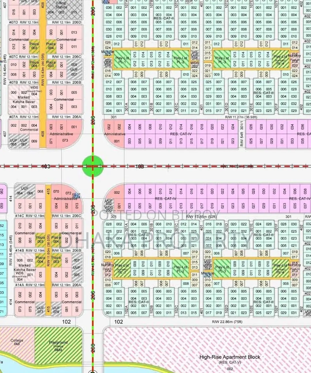 30/75Corner 10 Katha South/East at Sector-2 in Purbachal