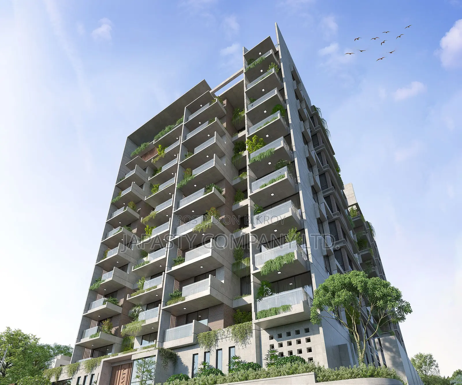 4bdrm Apartment in Japasty Company Ltd, Basundhara for sale in Basundhara