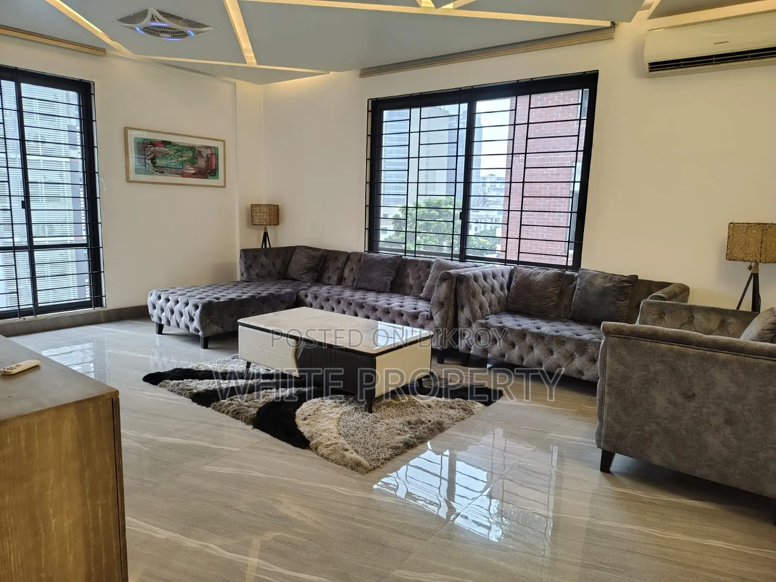 Furnished 3bdrm Apartment in White Property, Gulshan for rent in Gulshan