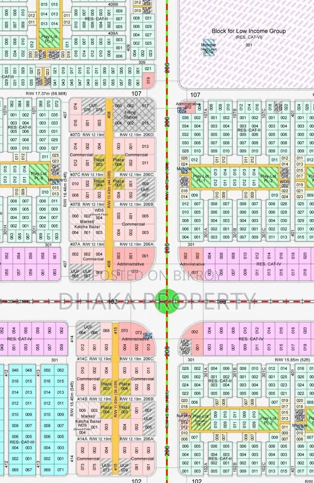 Vip Sector Land Sale 3 Katha East at Sector-11 in Purbachal