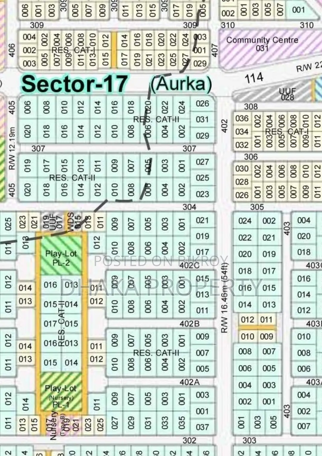 300ft Expressway 5 Katha North at Sector-17 in Purbachal
