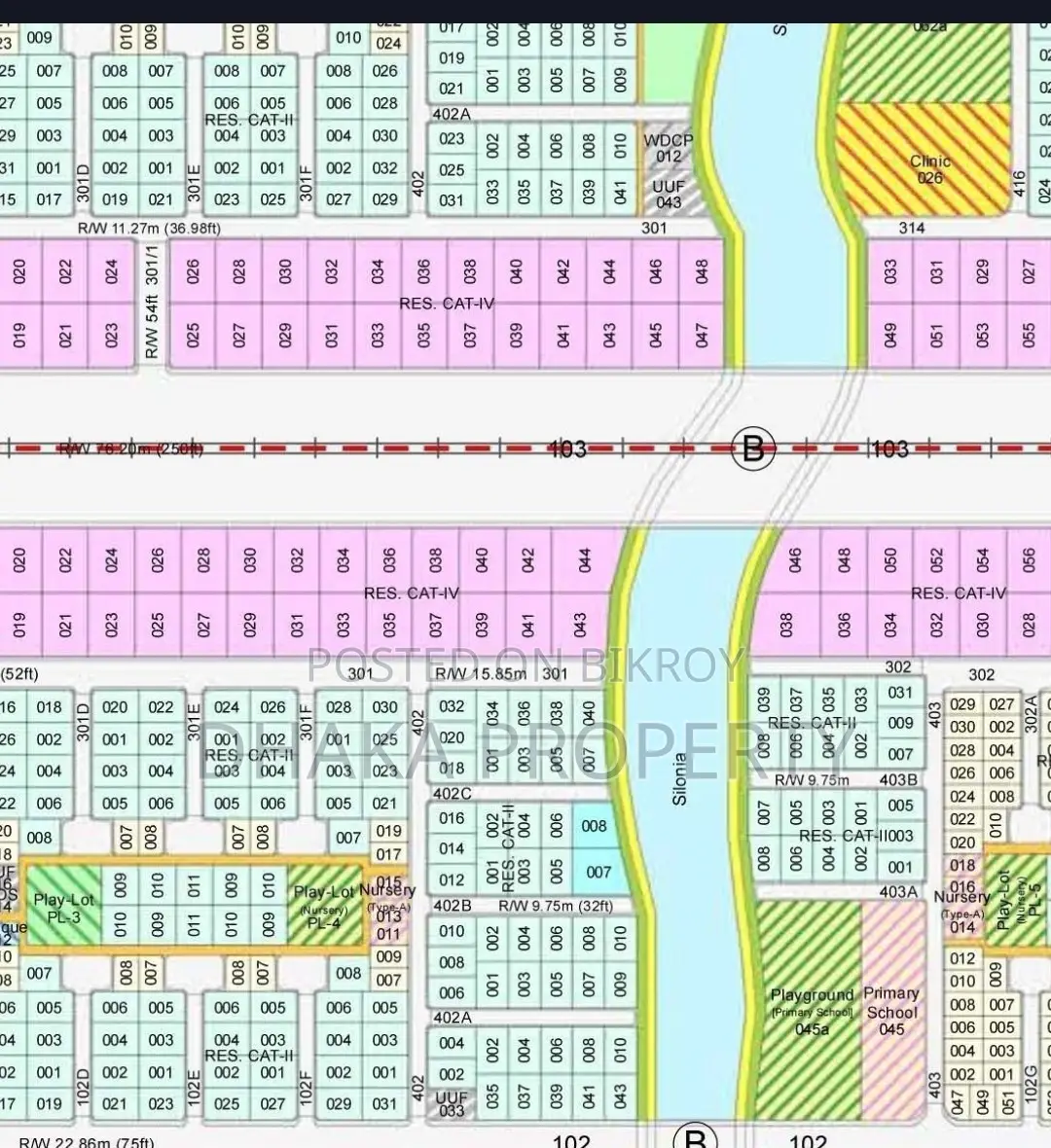 Nearby 300ft 3 Katha East at Sector-2 in Purbachal