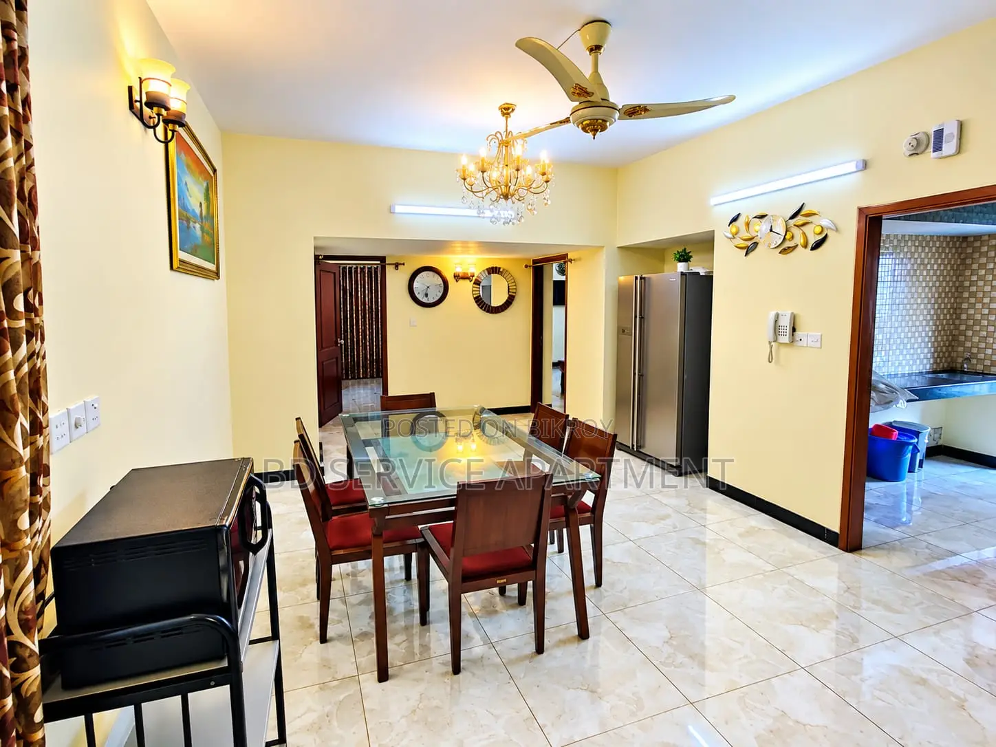 Furnished 4bdrm Apartment in Luxury Fully, Uttara for Rent in Uttara