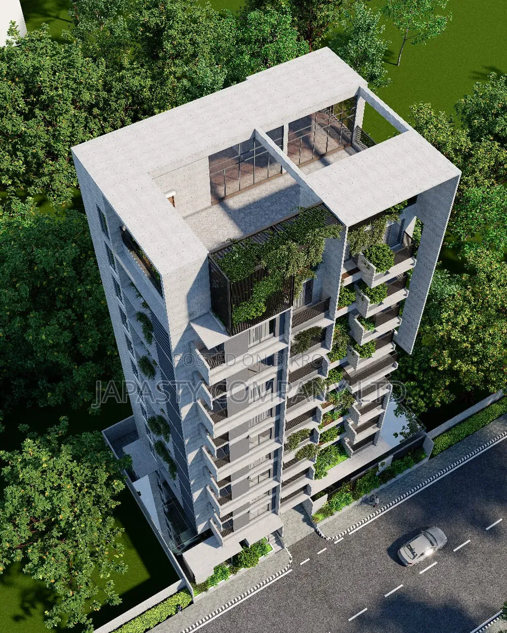 4 Bedroom Apartment in Japasty Royal Park, Basundhara for Sale in Basundhara