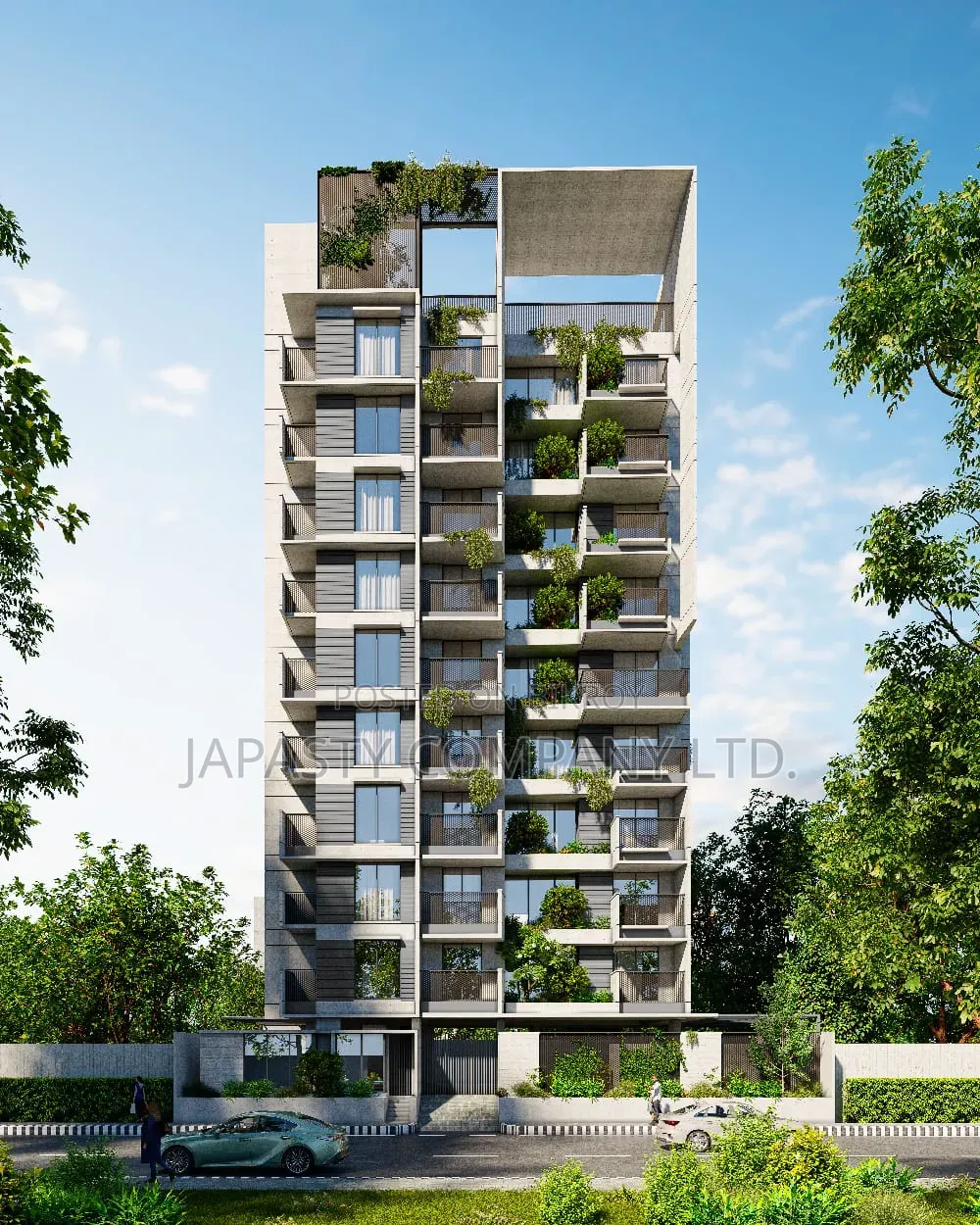 4 Bedroom Apartment in Japasty Royal Park, Basundhara for Sale in Basundhara