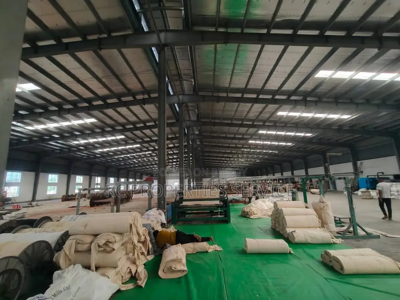 65000sft Industrial Steel Shad Rent in Ghorashal, Norshindi in Palash