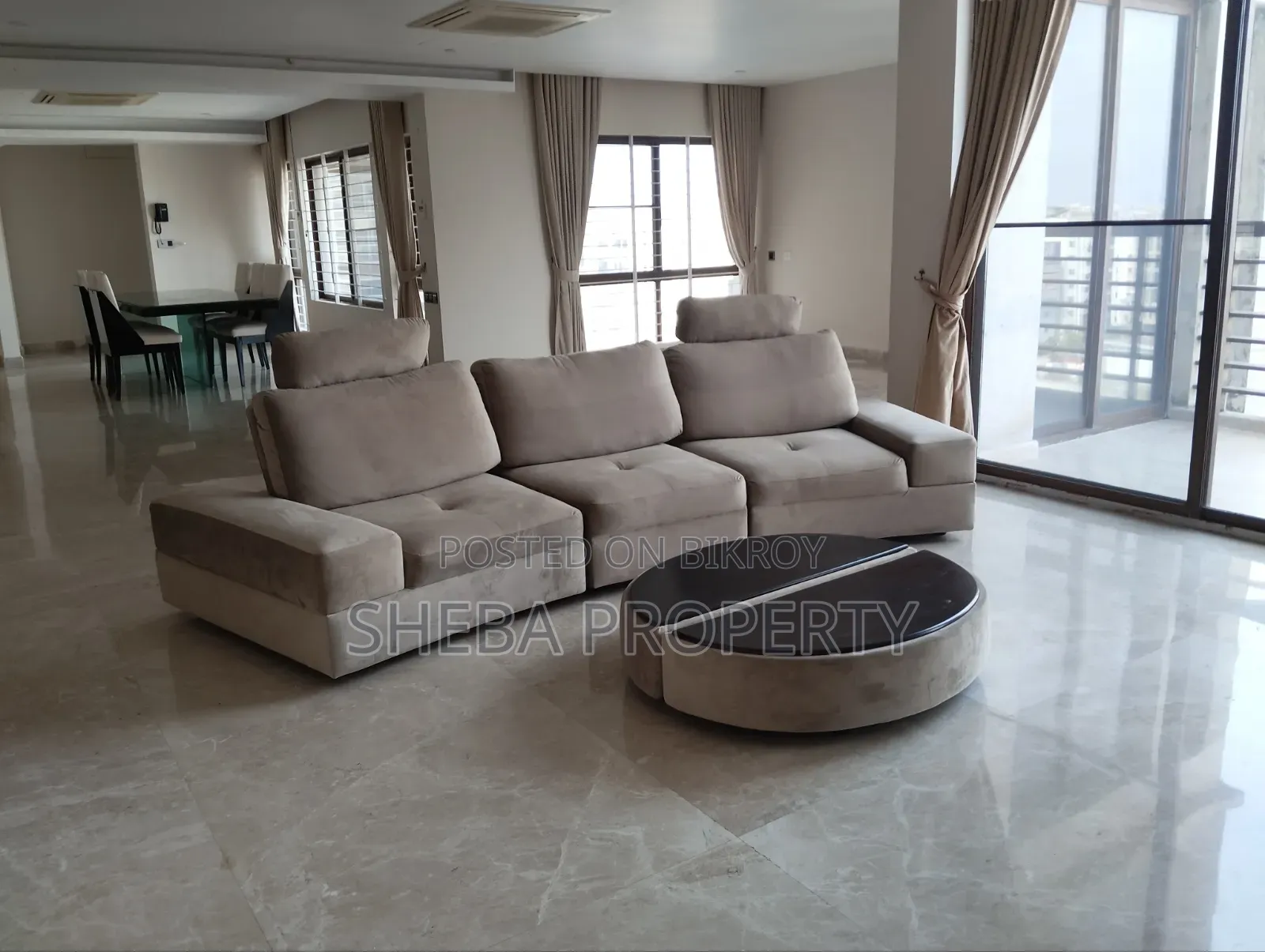 Furnished 4bdrm Apartment in Baridhara for Rent in Baridhara