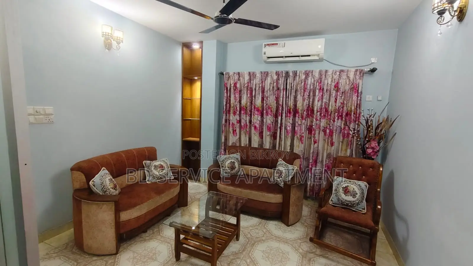 Furnished 2bdrm Apartment in Luxury Fully, Uttara for Rent in Uttara