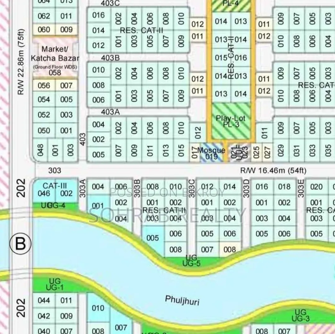 5 Katha SF Purbachal, Sector#15 in Purbachal