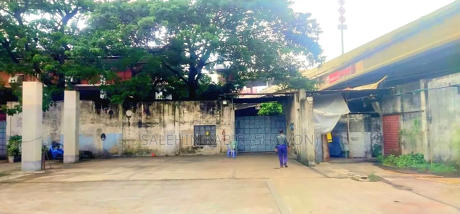 26 Katha Commercial Land With 3 Storied Building. in Tejgaon