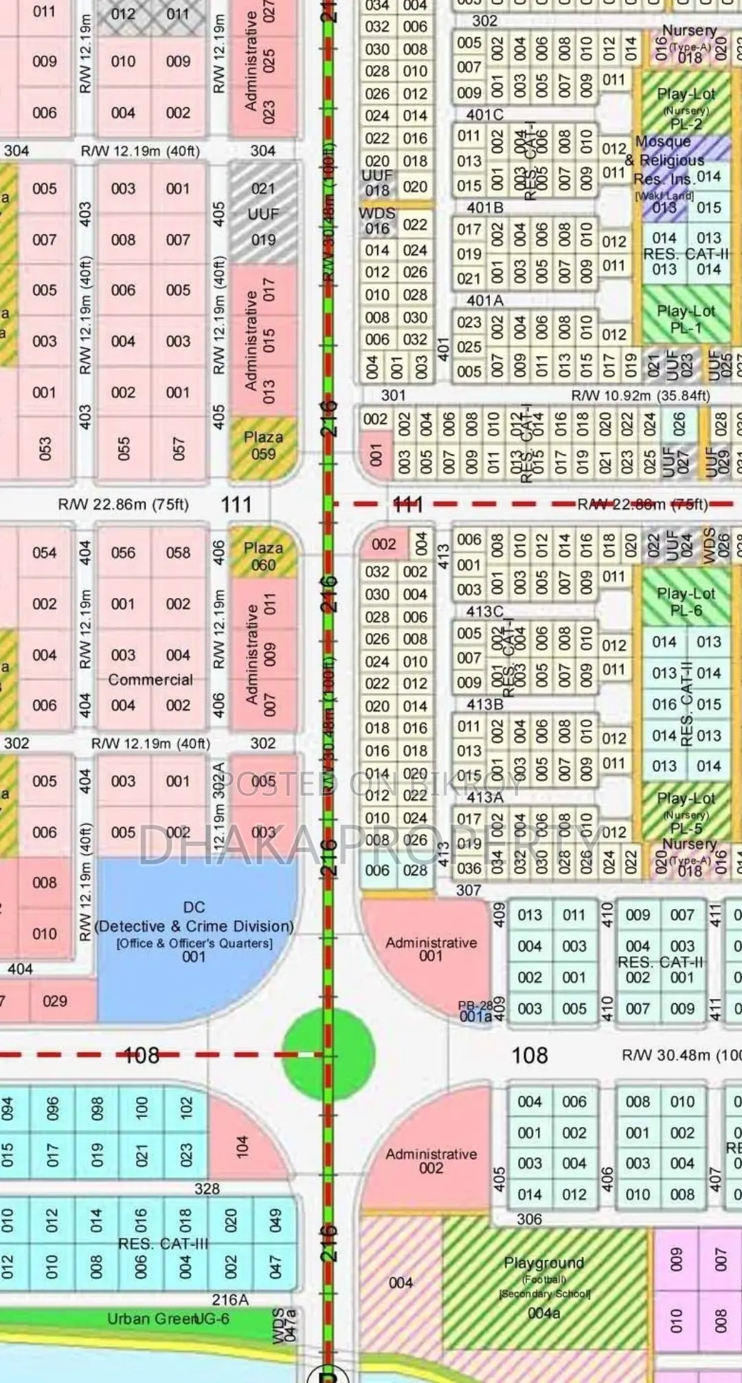 Corner 3 Katha South/East at Sector-20 in Purbachal