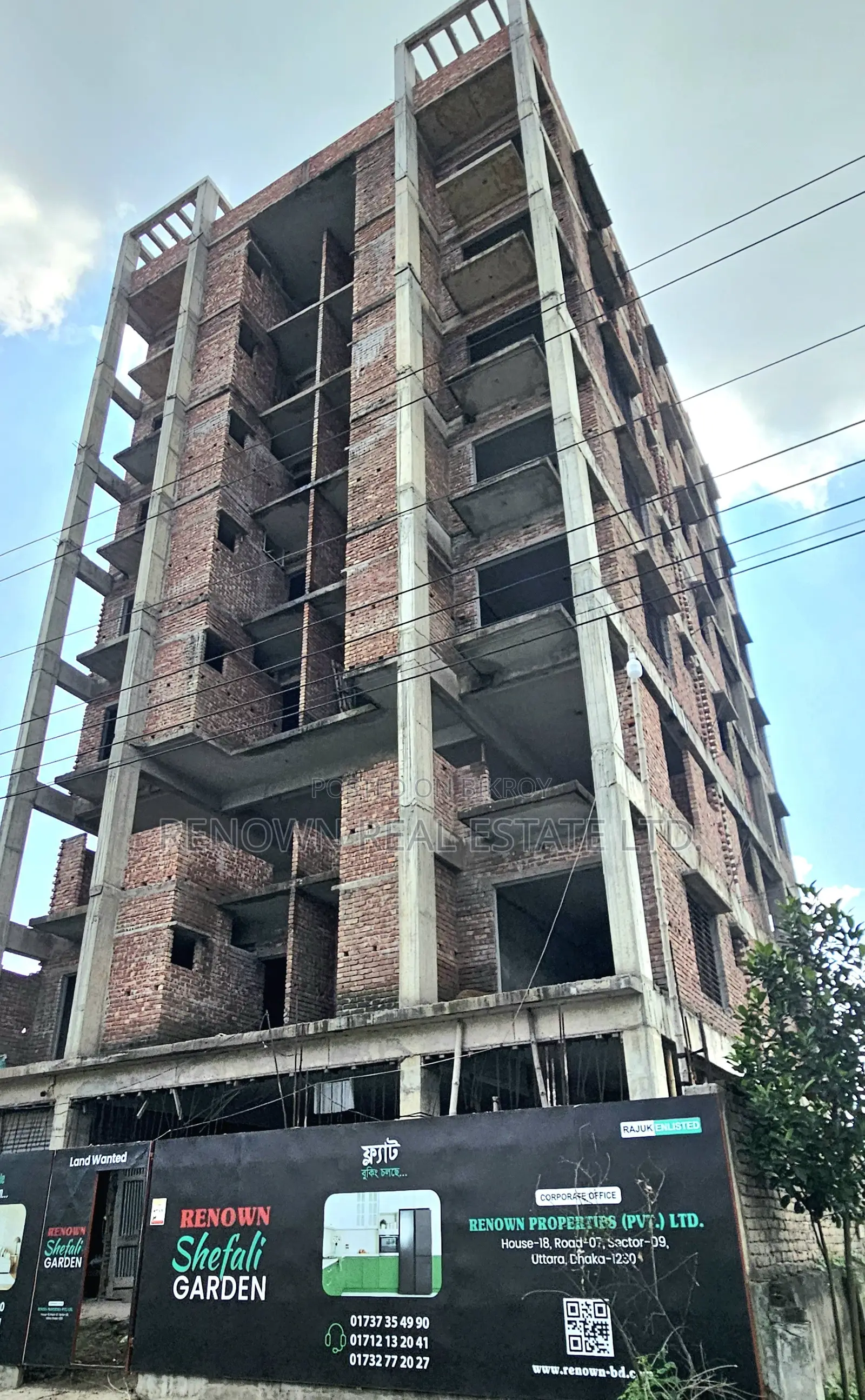 3 Bedroom Apartment in Renown Real Estate, Uttara for sale in Uttara