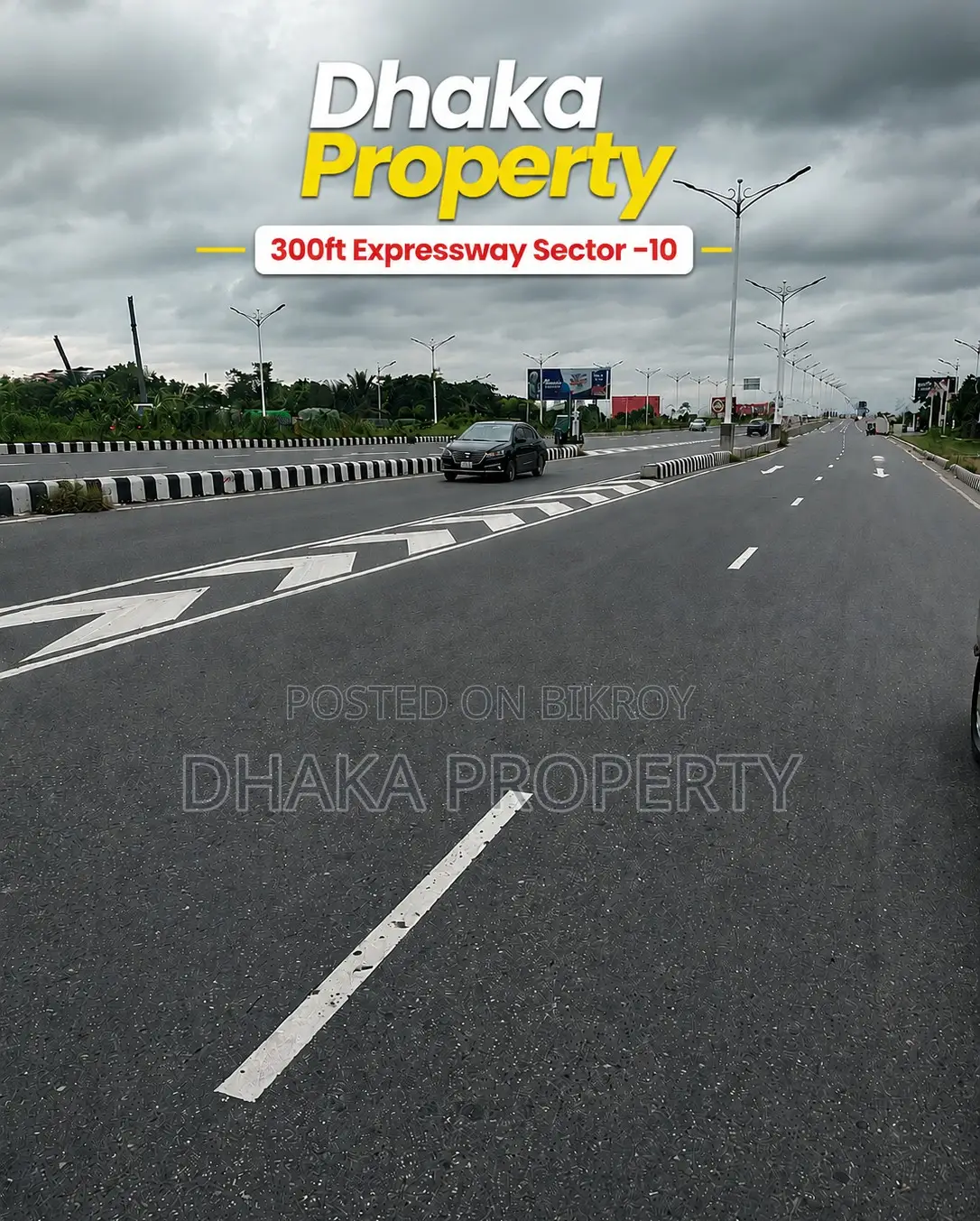 300ft Commercial 10 Katha South at Sector-10 in Purbachal
