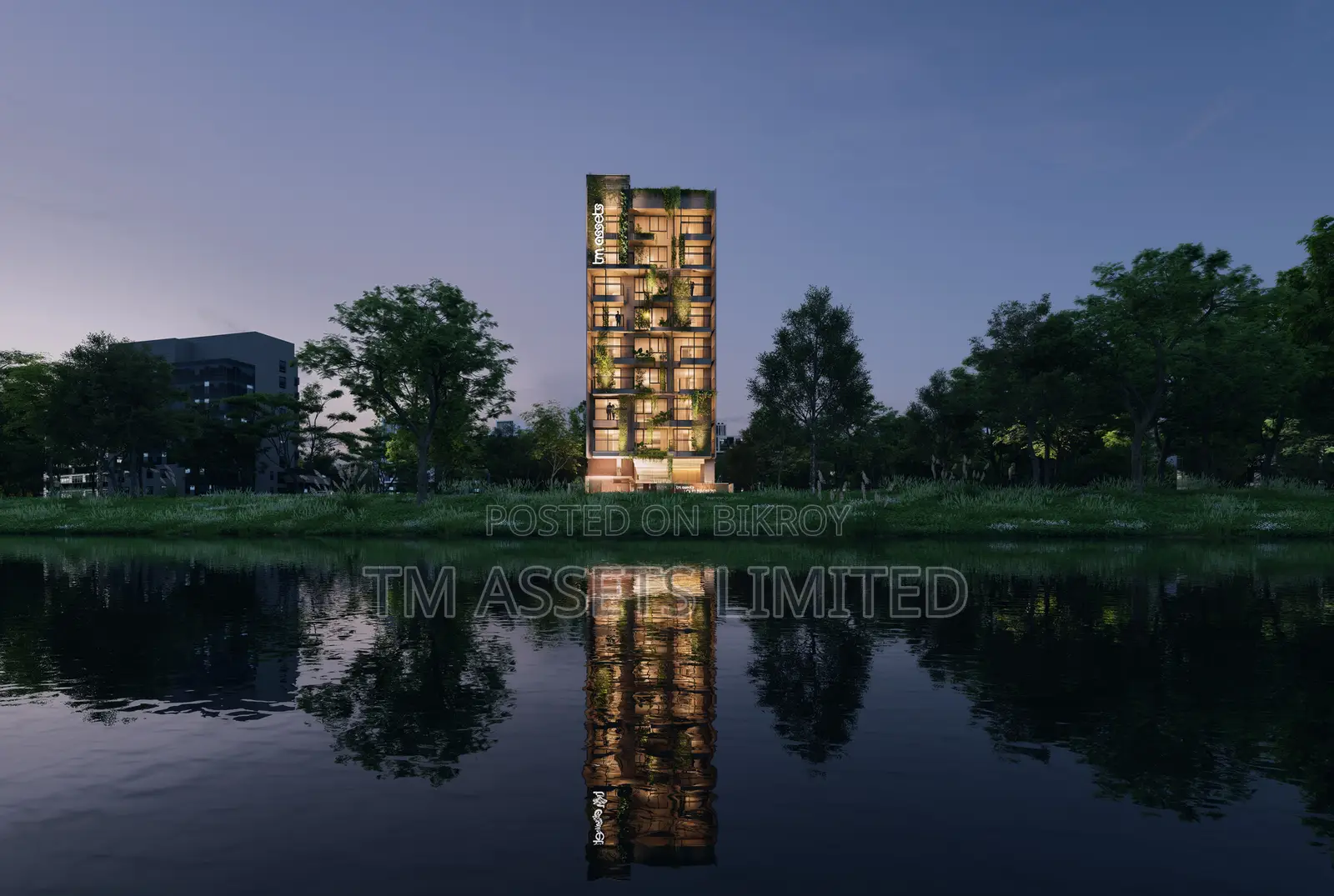 4-Bedroom Apartment in TM Jheel Kuthi, Jolshiri Abashon for Sale in Jalshiri Abason