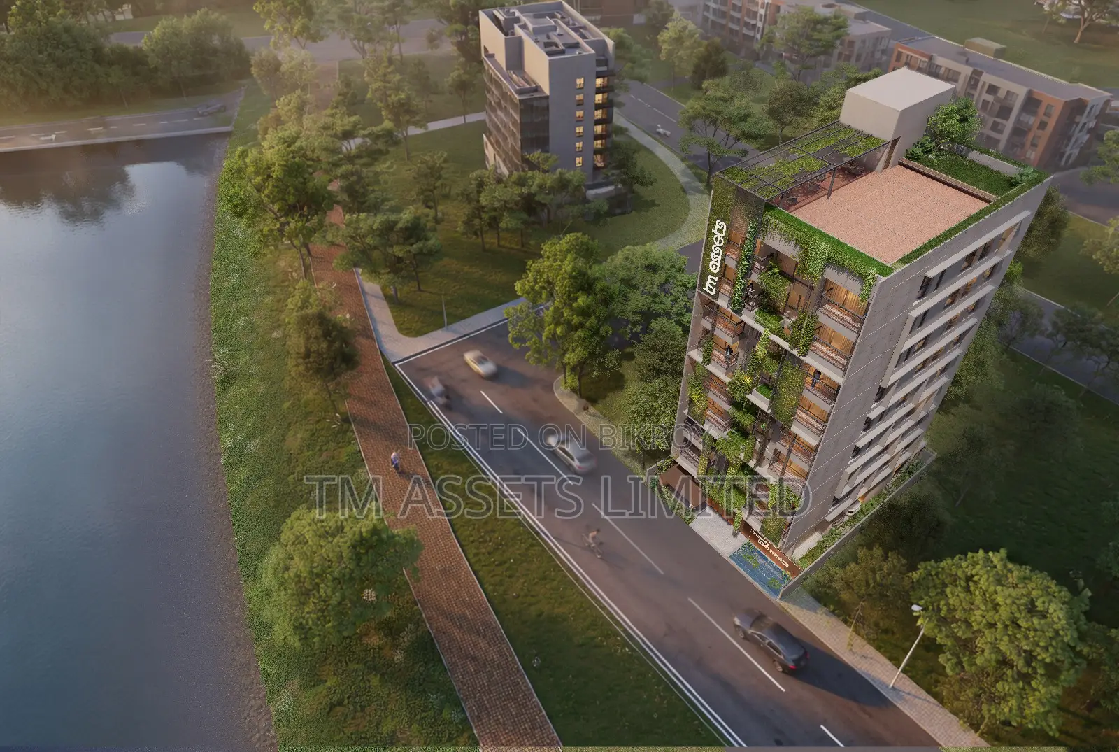 4-Bedroom Apartment in TM Jheel Kuthi, Jolshiri Abashon for Sale in Jalshiri Abason