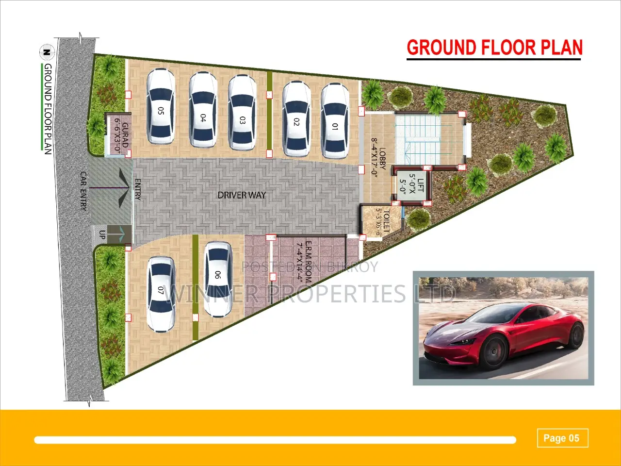 4-Bedroom Apartment in Winner Aman Palace, Uttara for Sale in Uttara