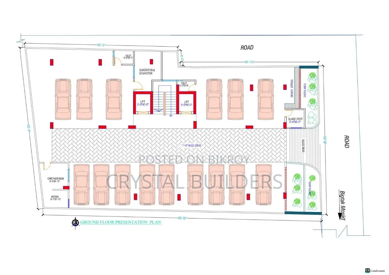 Furnished 3-Bedroom Apartment in Crystal Place, Badda for Sale in Badda