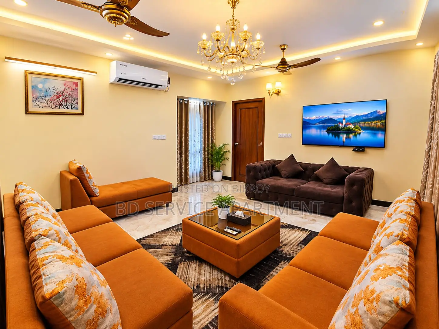 Furnished 3-Bedroom Apartment in Uttara Royal for Rent in Uttara