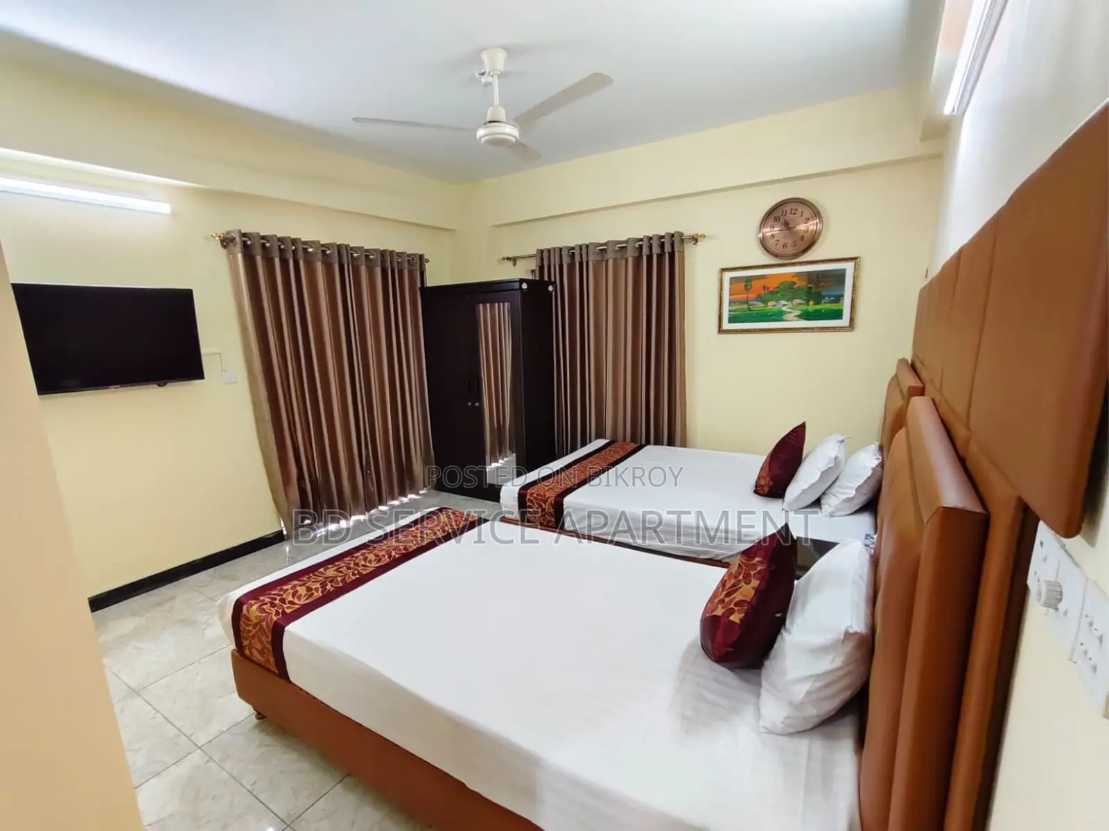 Furnished 4-Bedroom Apartment in Exclusive 4-Bedroom for Rent in Uttara