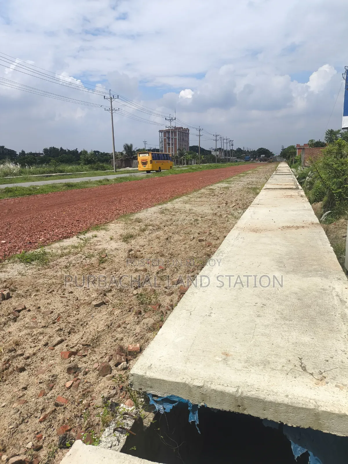100 Katha Land For Sale on Purbachal to Jolshiri 100 Feet Road in Purbachal
