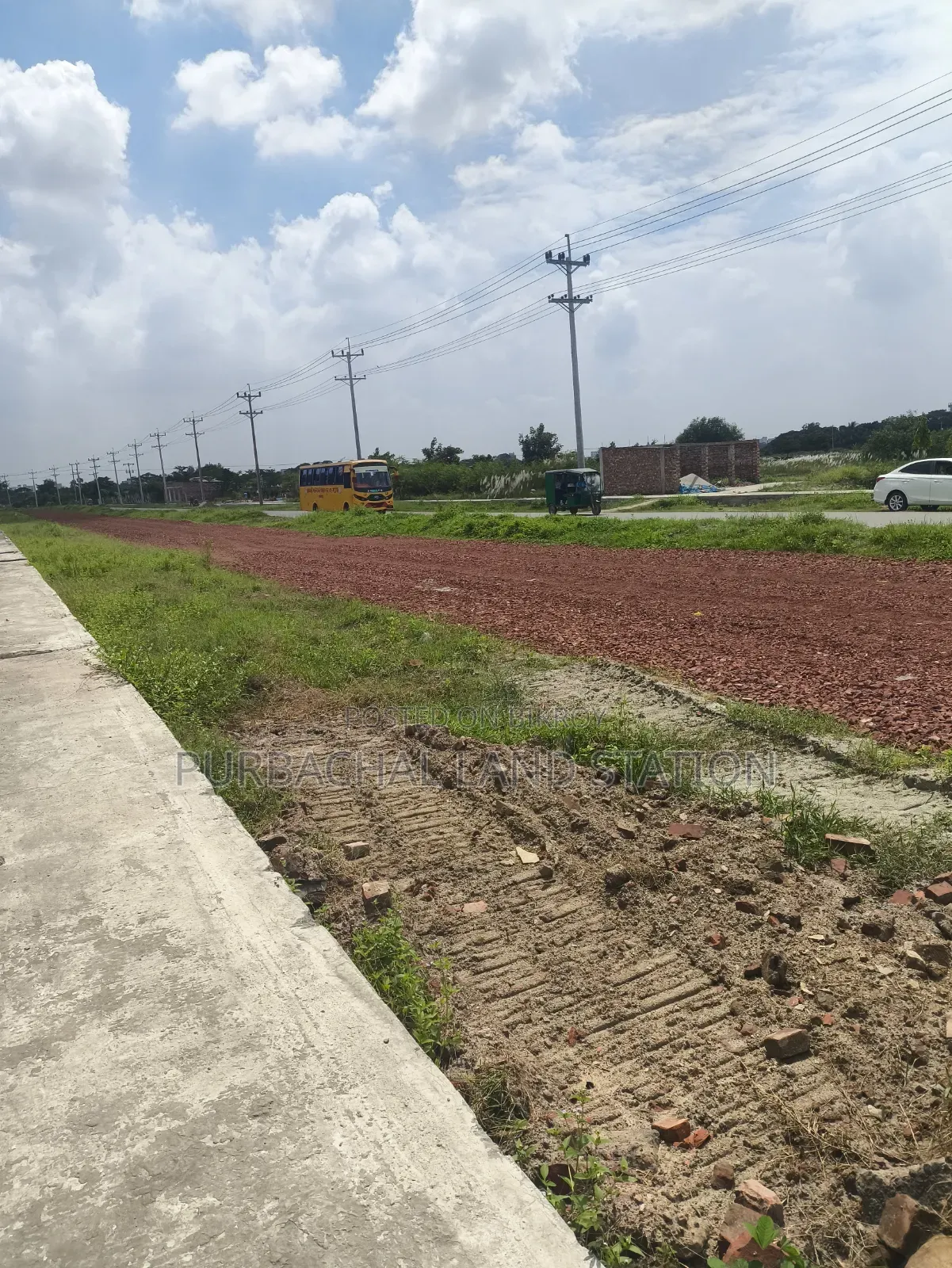 100 Katha Land For Sale on Purbachal to Jolshiri 100 Feet Road in Purbachal