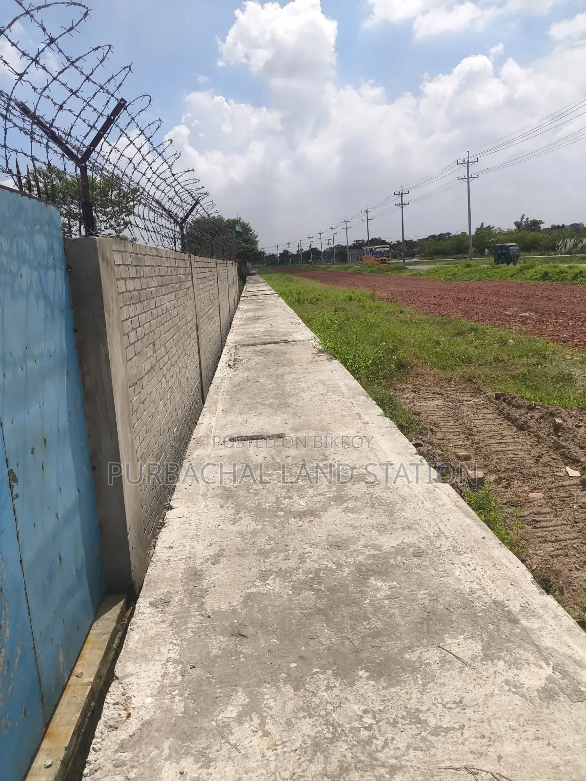 100 Katha Land For Sale on Purbachal to Jolshiri 100 Feet Road in Purbachal