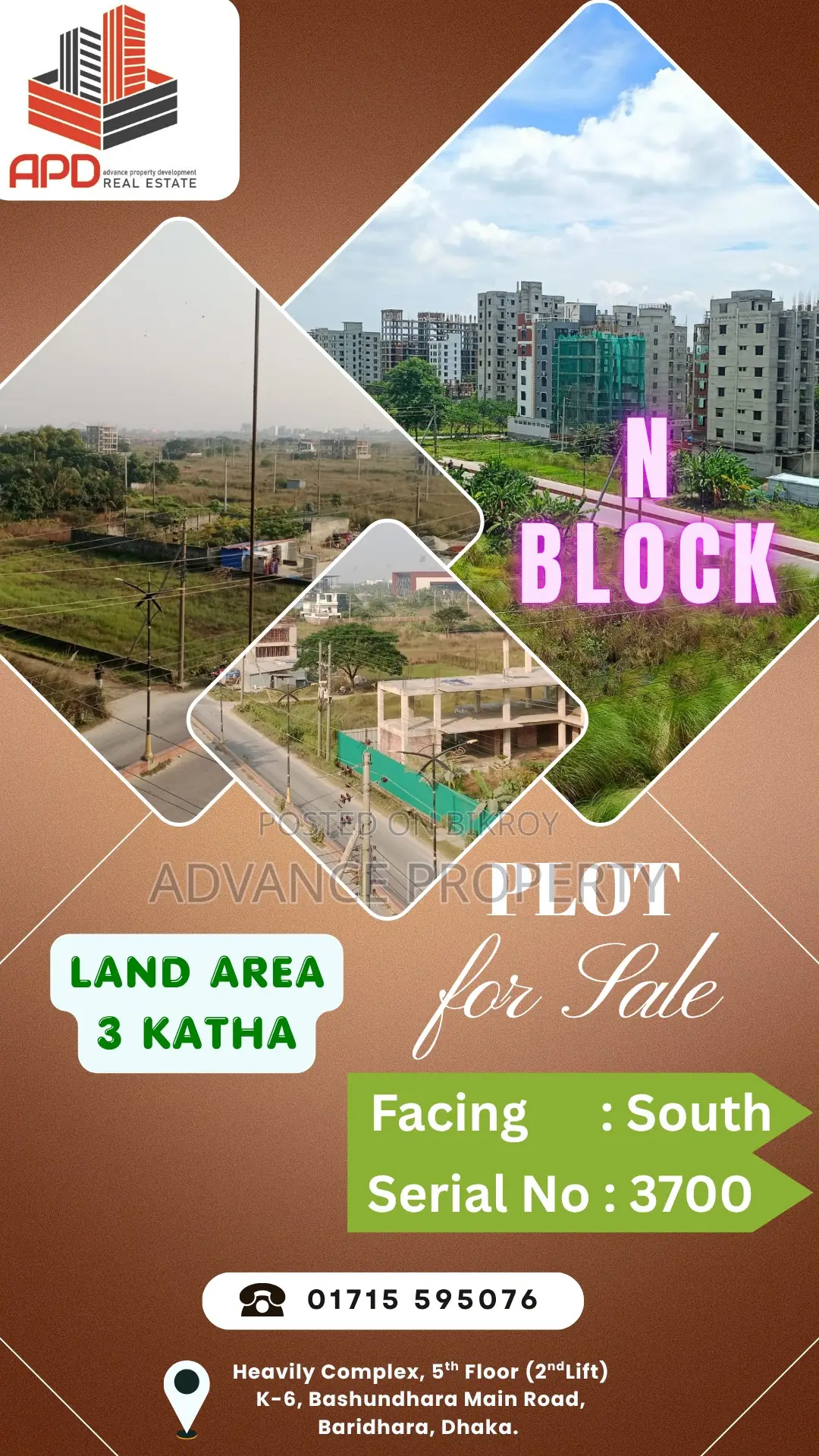 Plot for Sale at South Facing, Land Area-3 in Basundhara