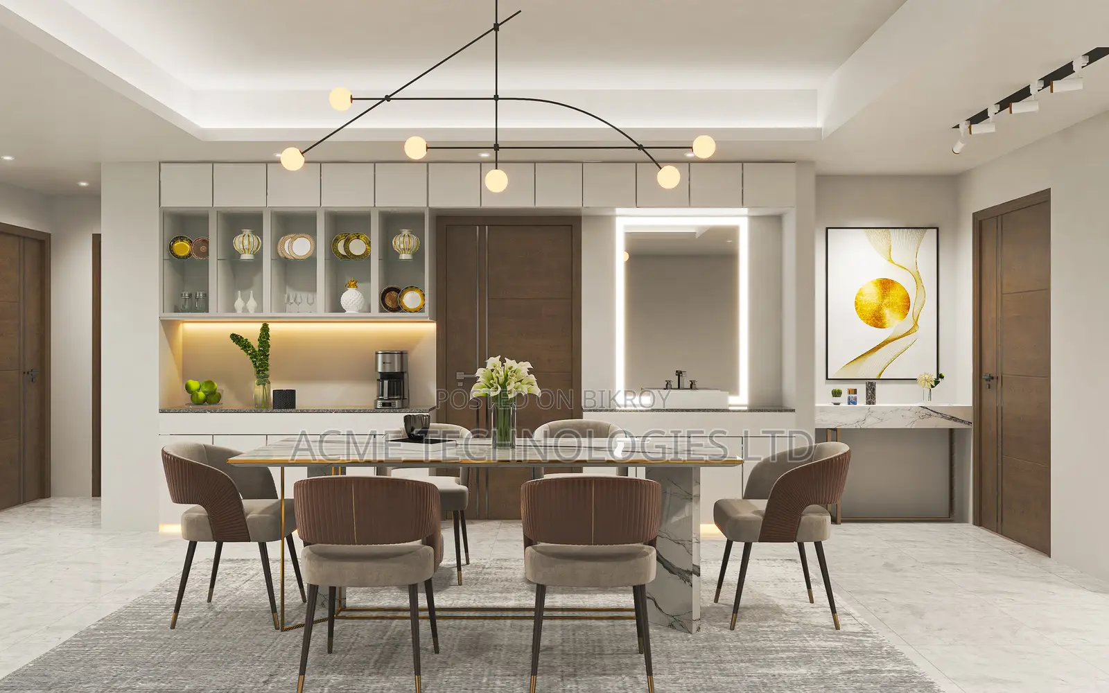 4-Bedroom Apartment in Chandrokothon, Jalshiri Abason for Sale in Jalshiri Abason