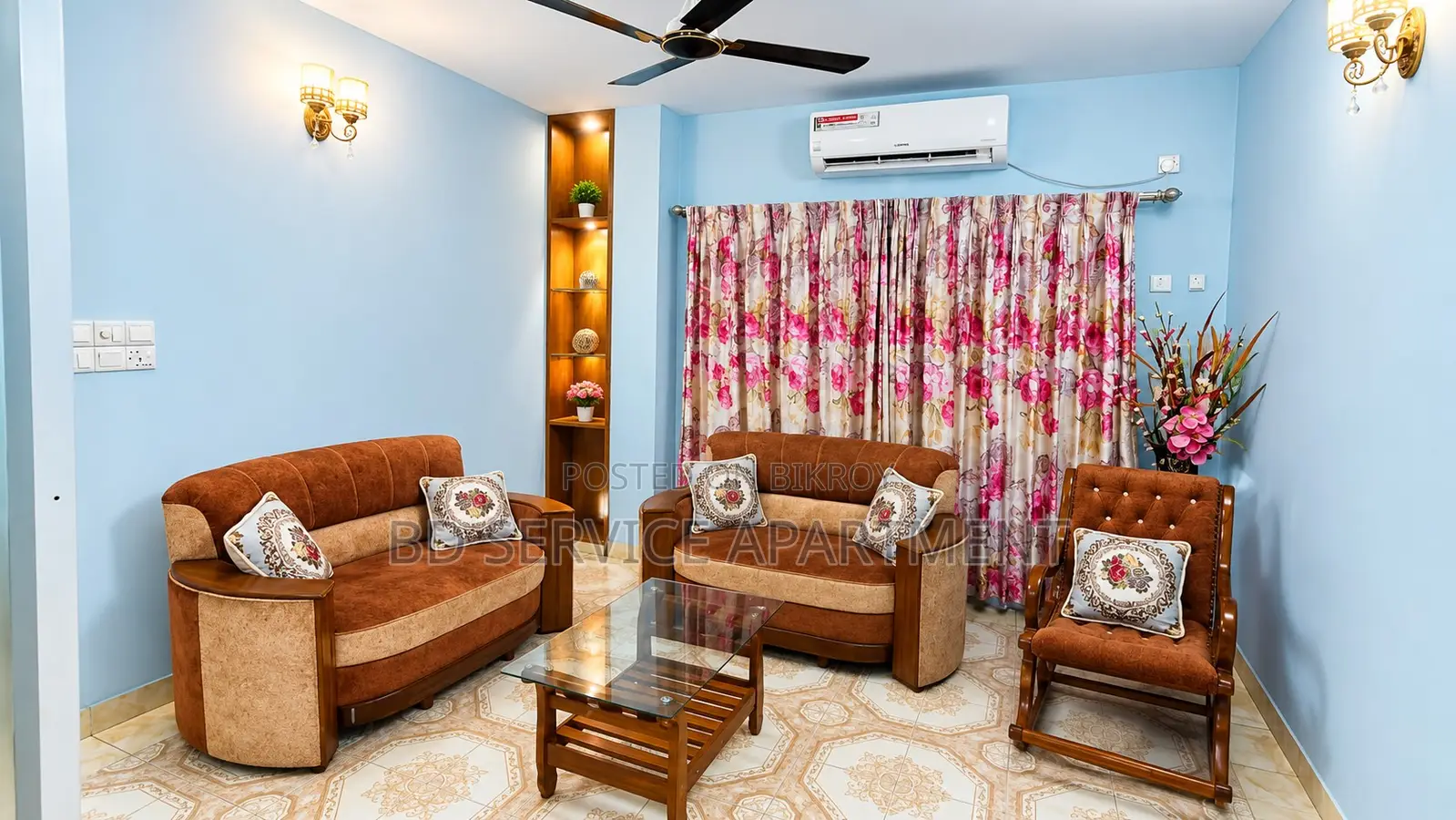 Furnished 2-Bedroom Apartment in Premium 2-Bedroom for Rent in Uttara