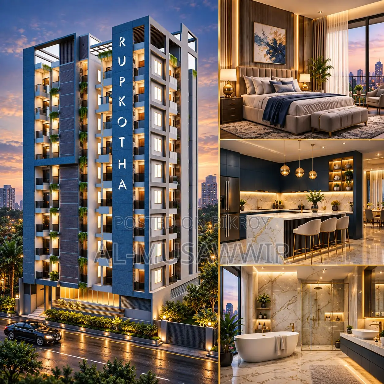 3-Bedroom Apartment in Al Musawwir, Mirpur for sale in Mirpur