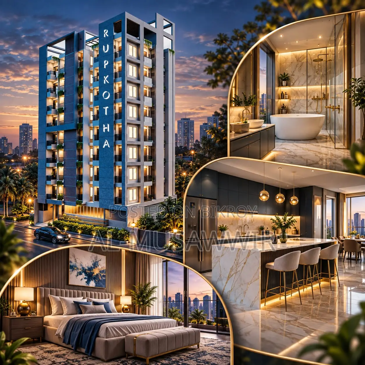 3-Bedroom Apartment in Al Musawwir, Mirpur for sale in Mirpur