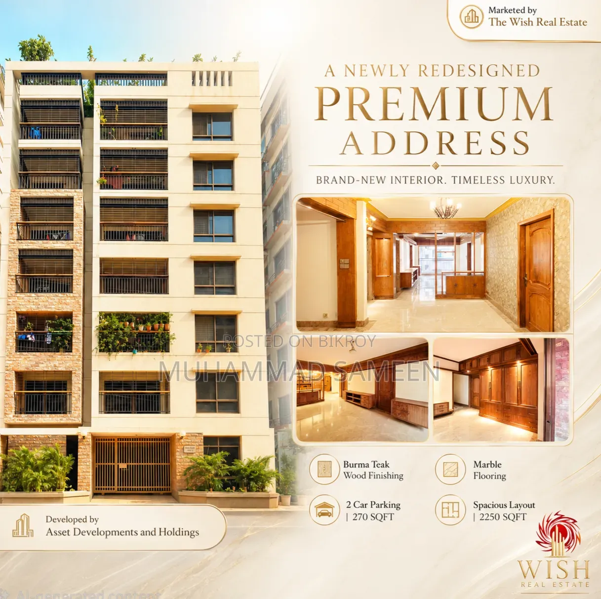 4-Bedroom Apartment in Eden Dale, Mirpur DOHS for sale in Mirpur DOHS