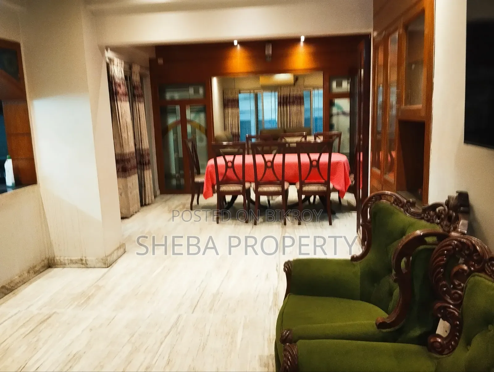 Furnished 3-Bedroom Apartment in Gulshan for Rent in Gulshan