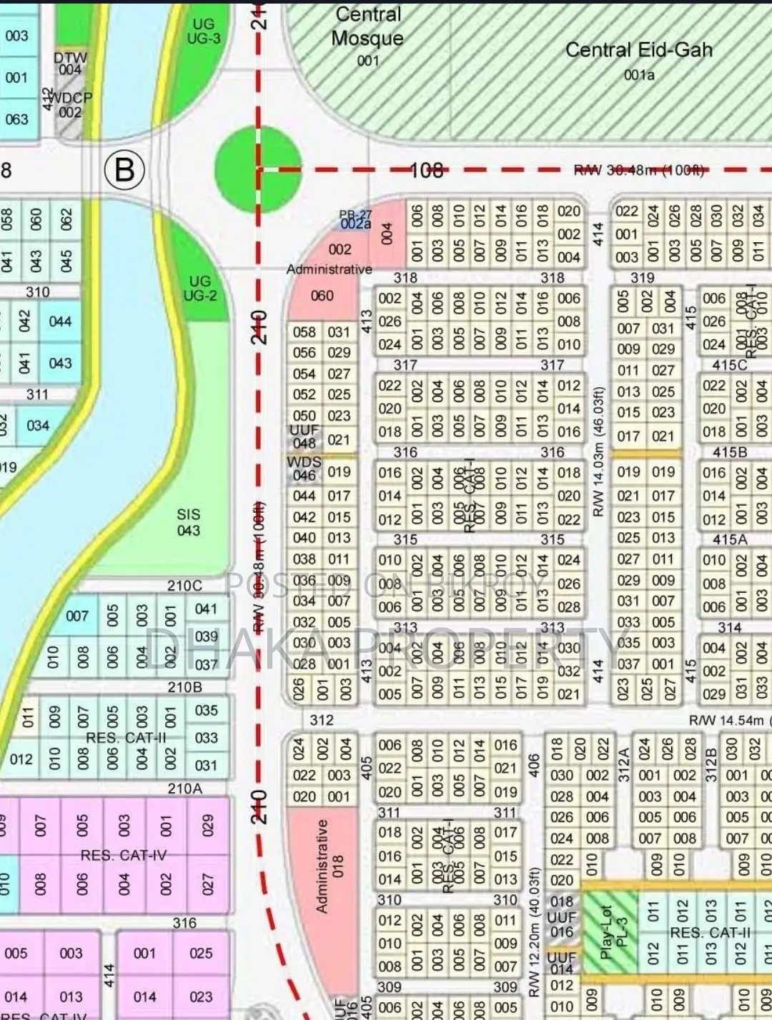3 Katha Land Sale North at Sector-9 in Purbachal