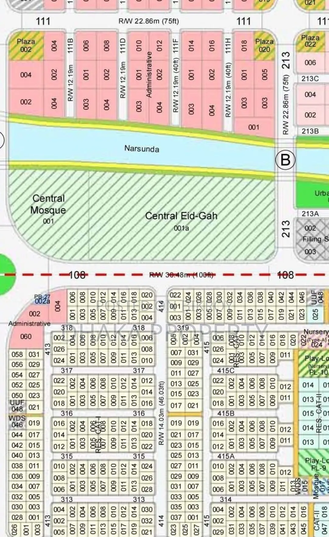 300ft Expressway 3 Katha South at Sector-9 in Purbachal