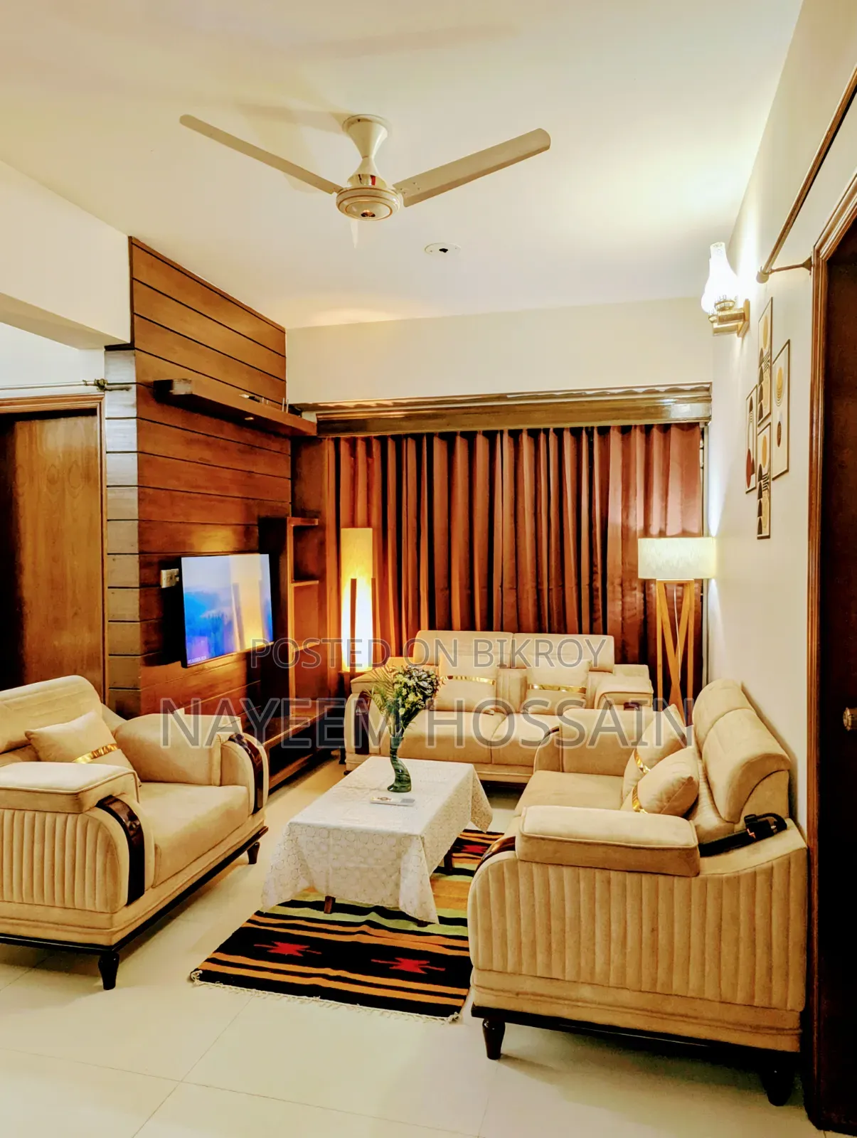 Furnished 4 Bedroom Apartment in Dhaka Furnished, Shyamoli for rent in Shyamoli