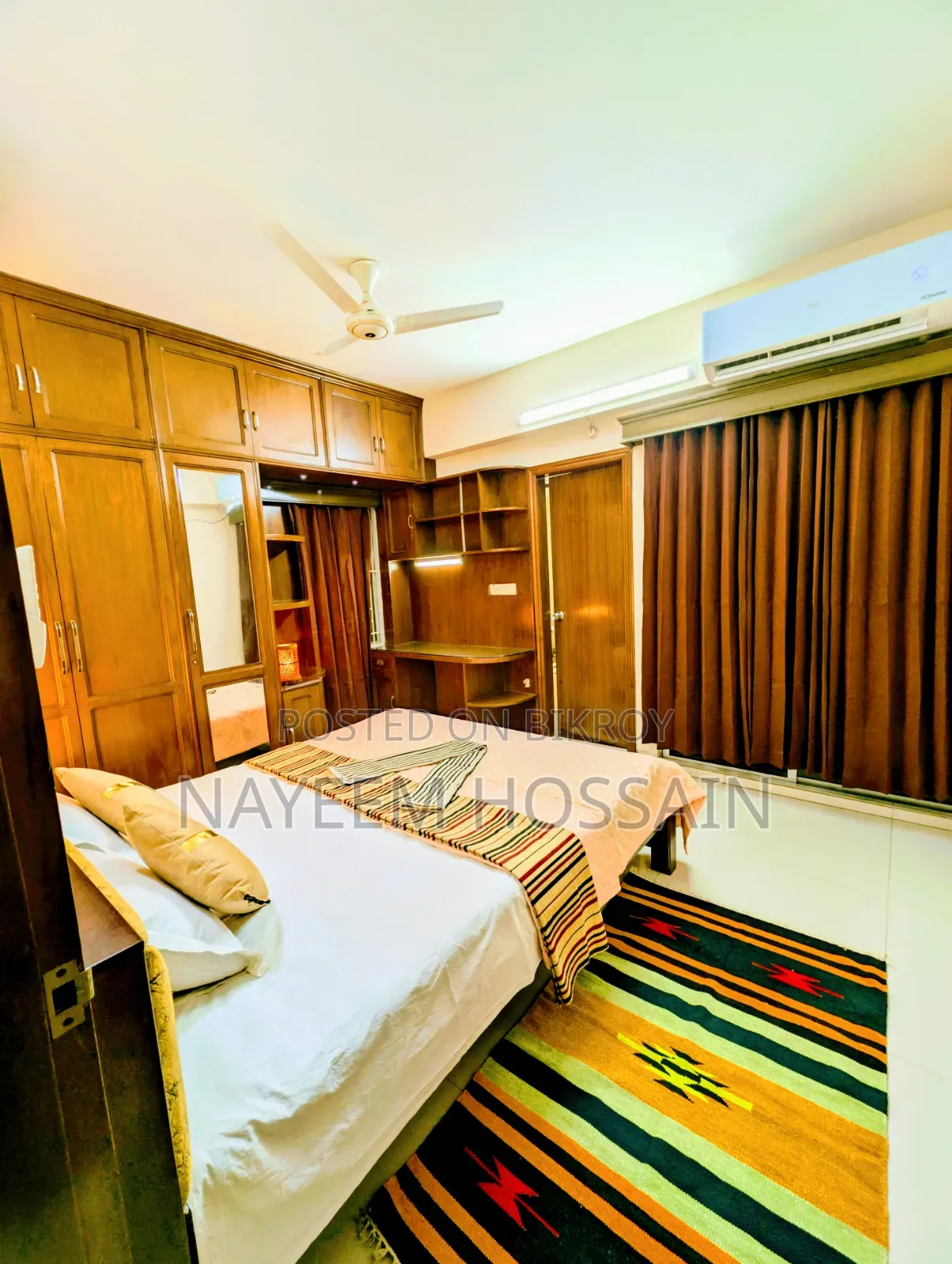 Furnished 4 Bedroom Apartment in Dhaka Furnished, Shyamoli for rent in Shyamoli