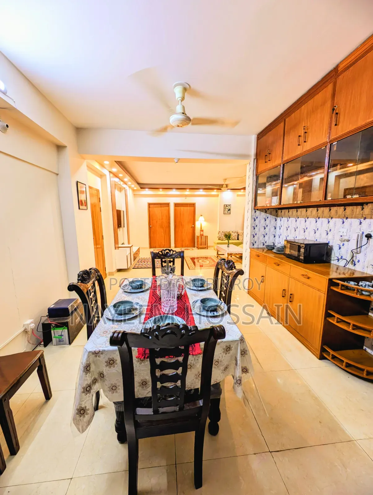 Furnished 4-Bedroom Apartment in Dhaka Furnished, Jhigatola for rent in Jhigatola