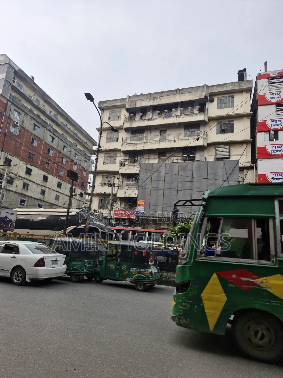 Six-story building for sale on 10 katha of land at Chowdhury Para DIT Road in Khilgaon