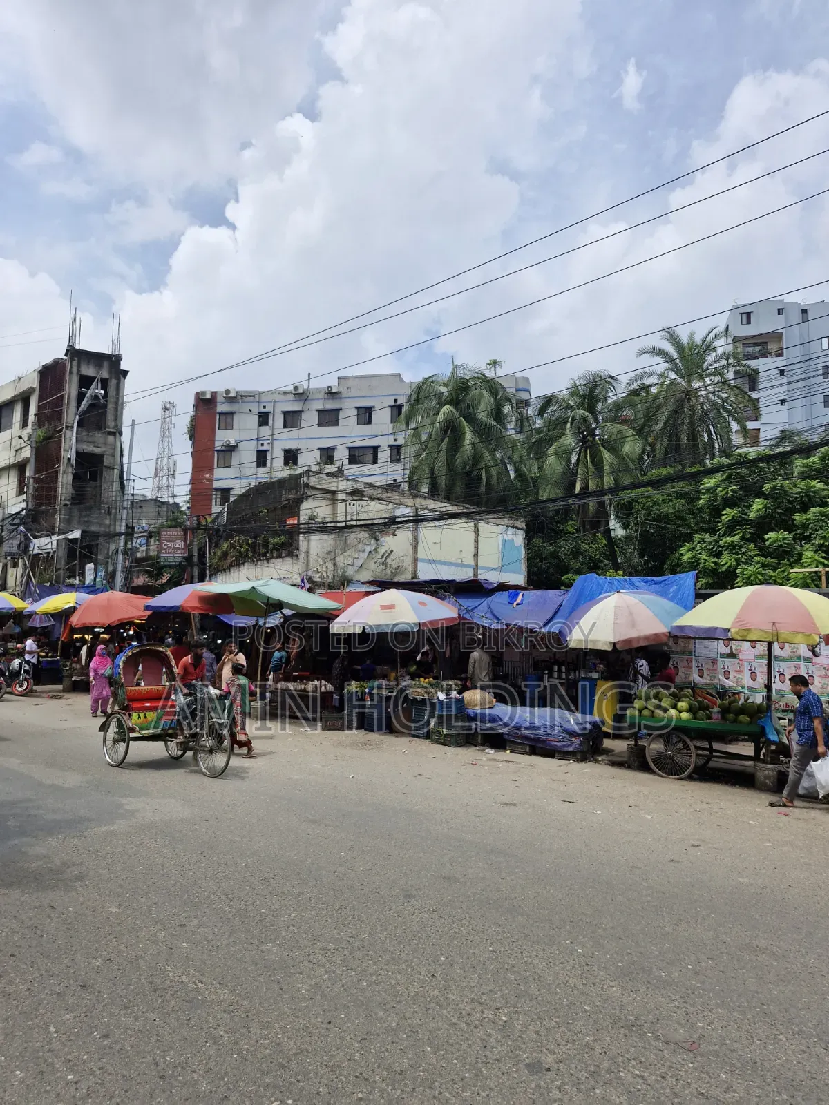 Six-story building for sale on 10 katha of land at Chowdhury Para DIT Road in Khilgaon