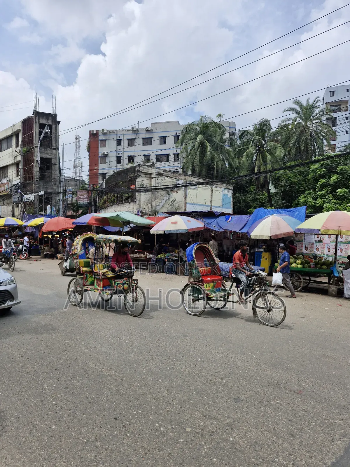 Six-story building for sale on 10 katha of land at Chowdhury Para DIT Road in Khilgaon