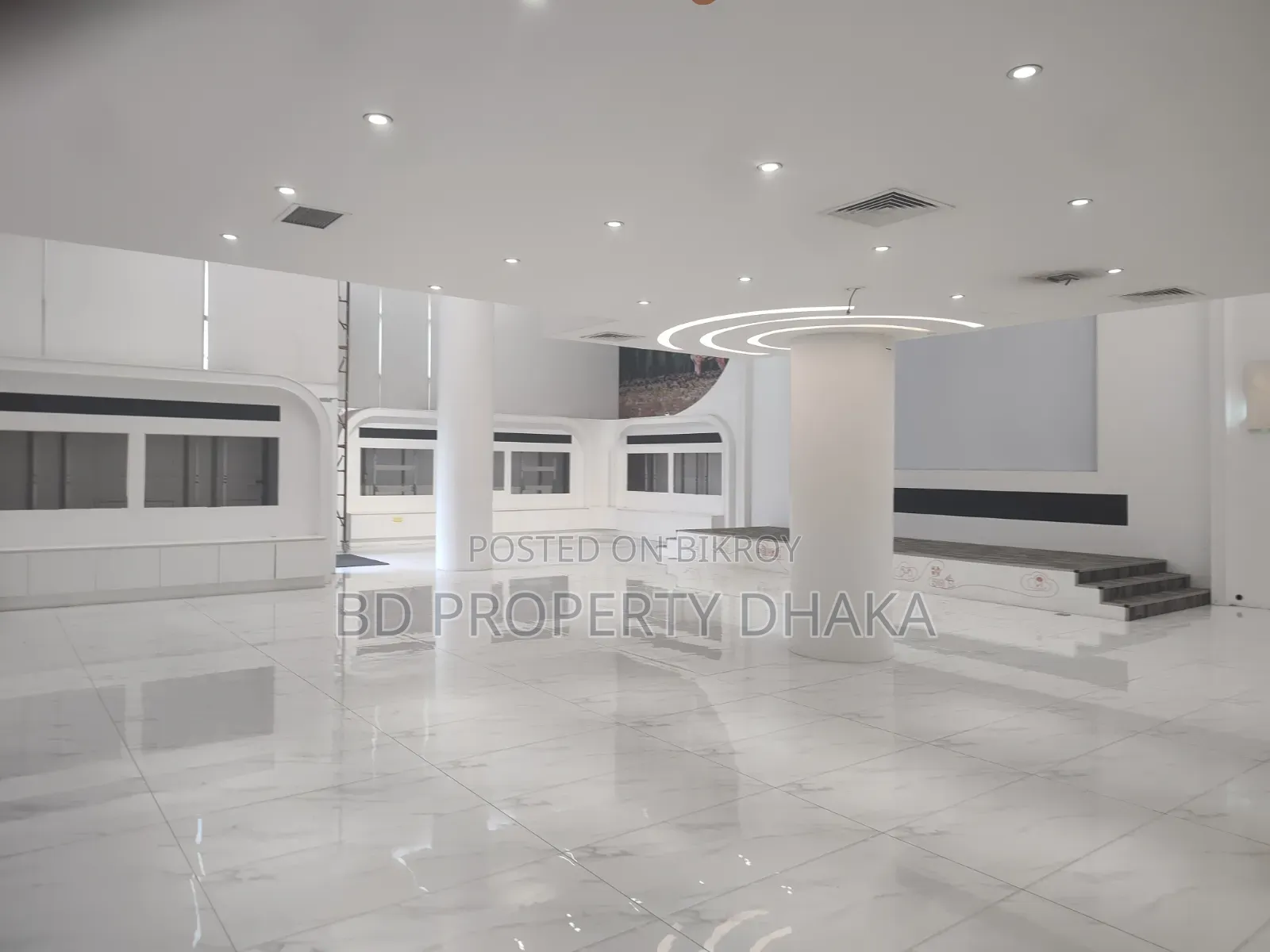 12000 SQFT Open Semi Furnished Commercial Property Rent in Gulshan Ave in Gulshan
