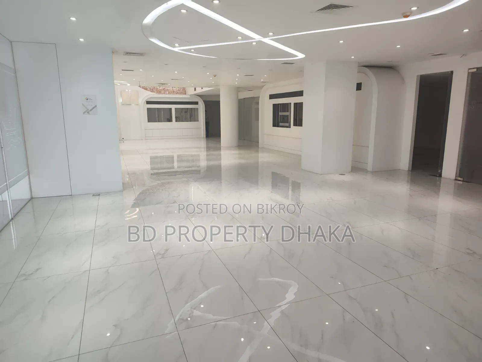 12000 SQFT Open Semi Furnished Commercial Property Rent in Gulshan Ave in Gulshan
