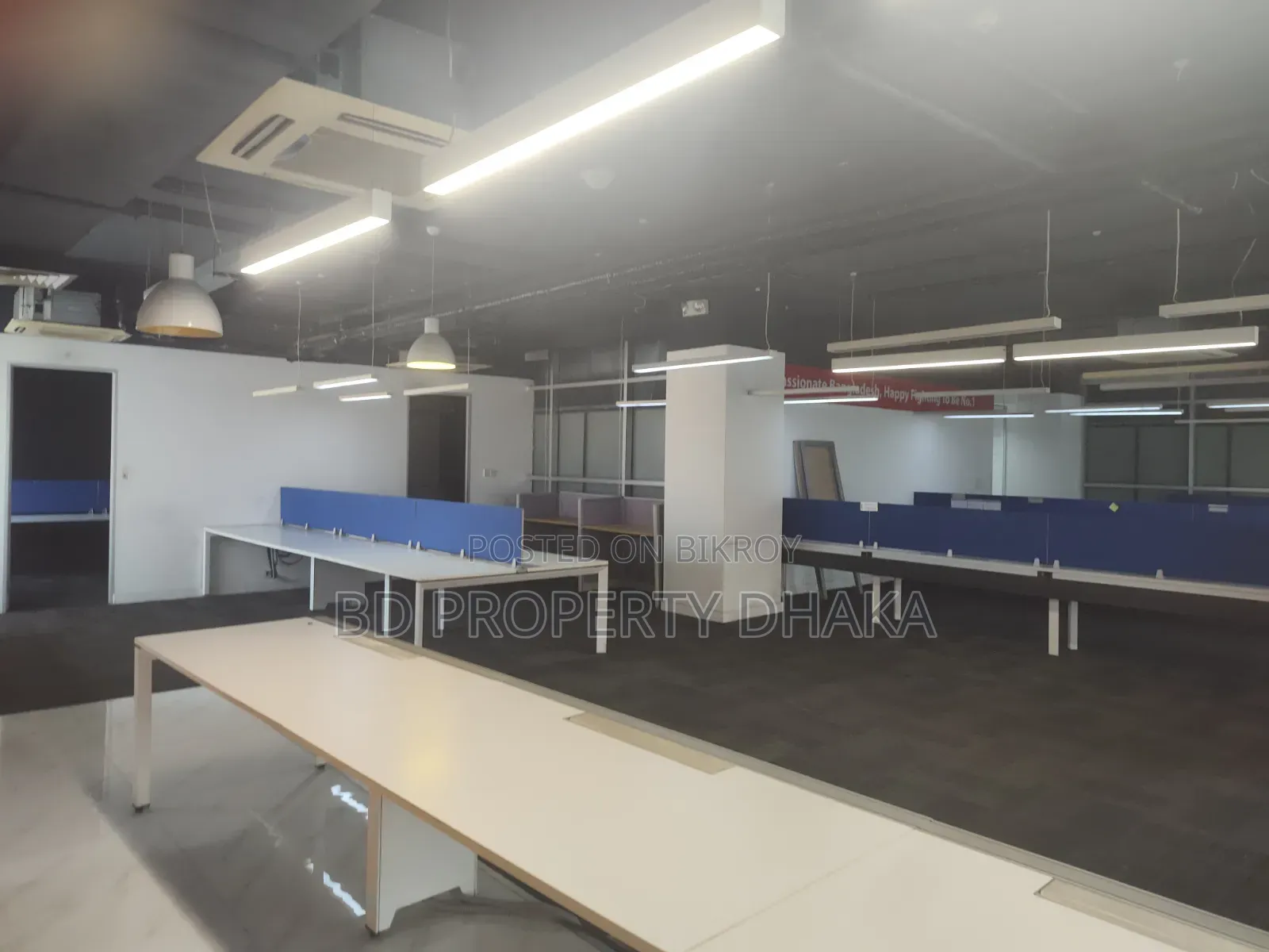 5500 SQFT Open Semi Furnished Commercial Space Rent in Gulshan in Gulshan