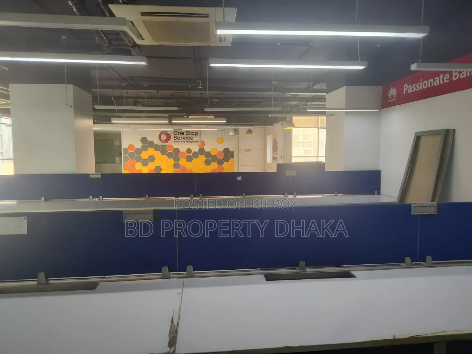 5500 SQFT Open Semi Furnished Commercial Space Rent in Gulshan in Gulshan