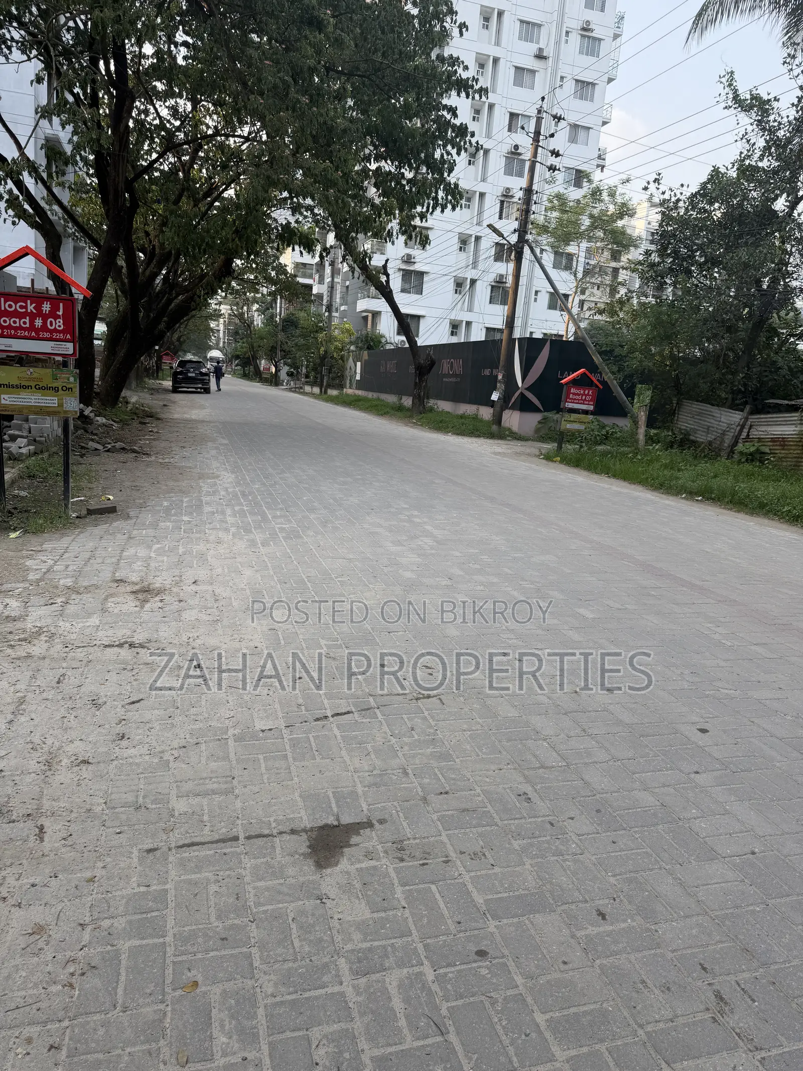 Bashundhara N BLOCK 08 Kata Plot Sell .South in Basundhara