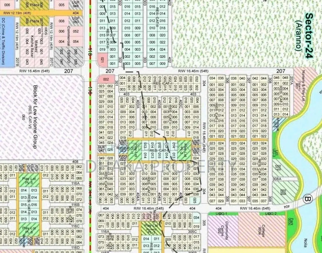 3 Katha Forest South at Sector-25 in Purbachal