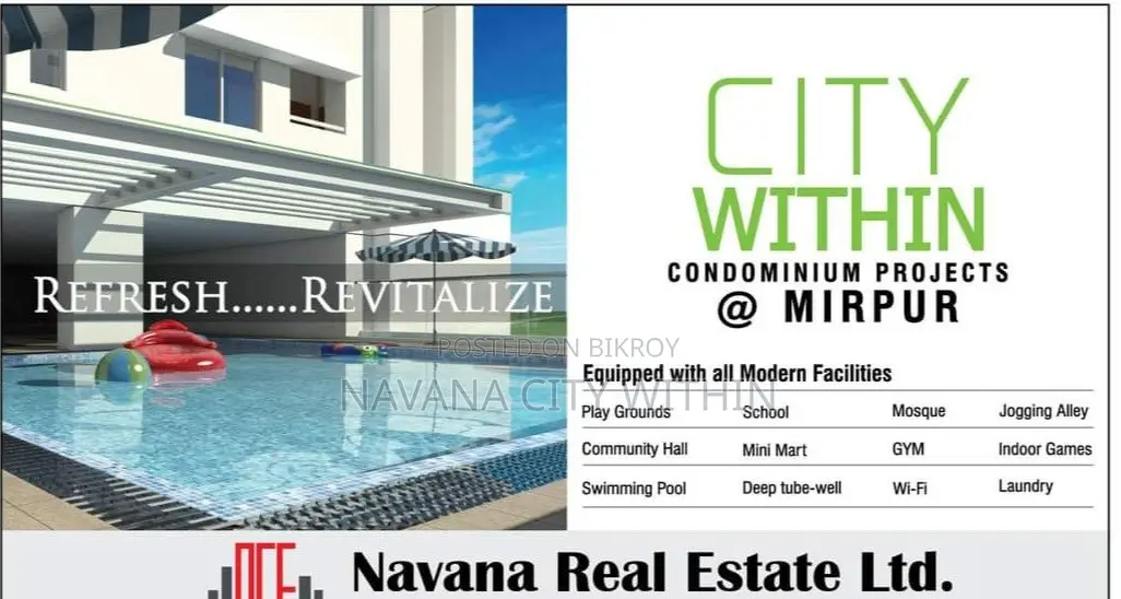 3-Bedroom Condo in Mirpur for Sale in Mirpur