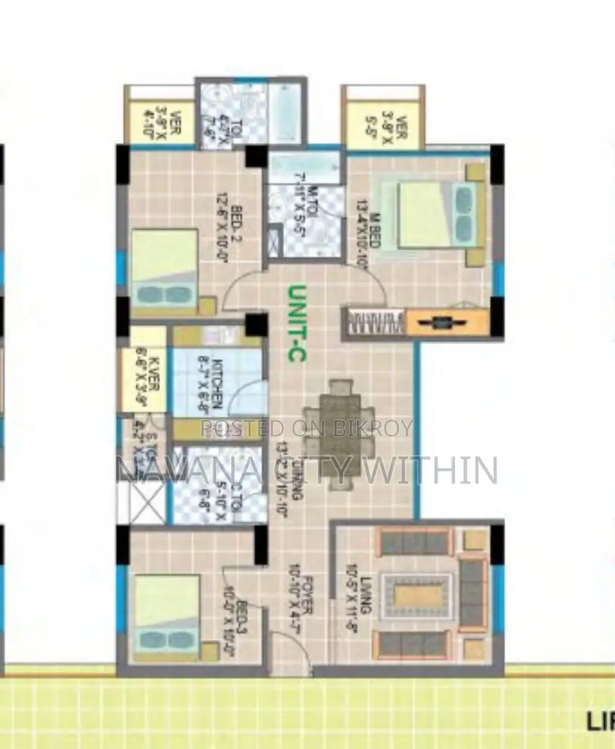 3-Bedroom Condo in Mirpur for Sale in Mirpur