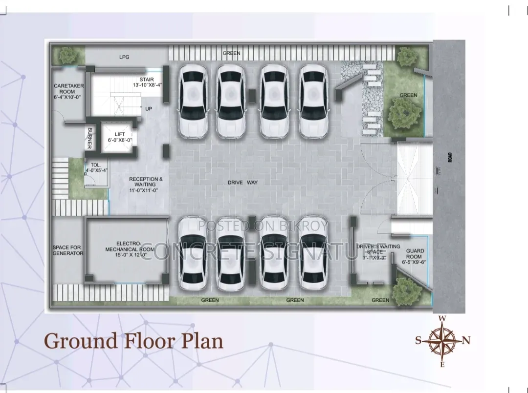 4 Bedroom Apartment in Concrete Signature, Basundhara for sale in Basundhara